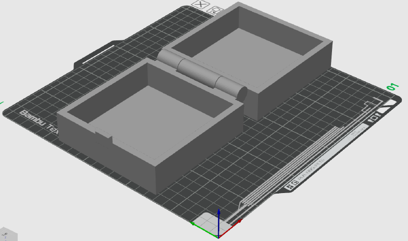 3D Printed Box Render