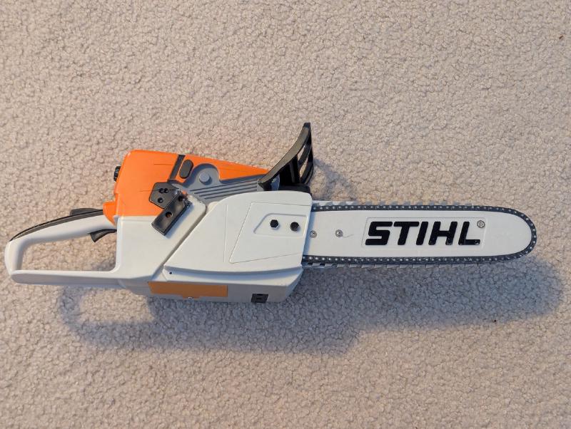 Kid&rsquo;s Stihl Chainsaw with new battery cover