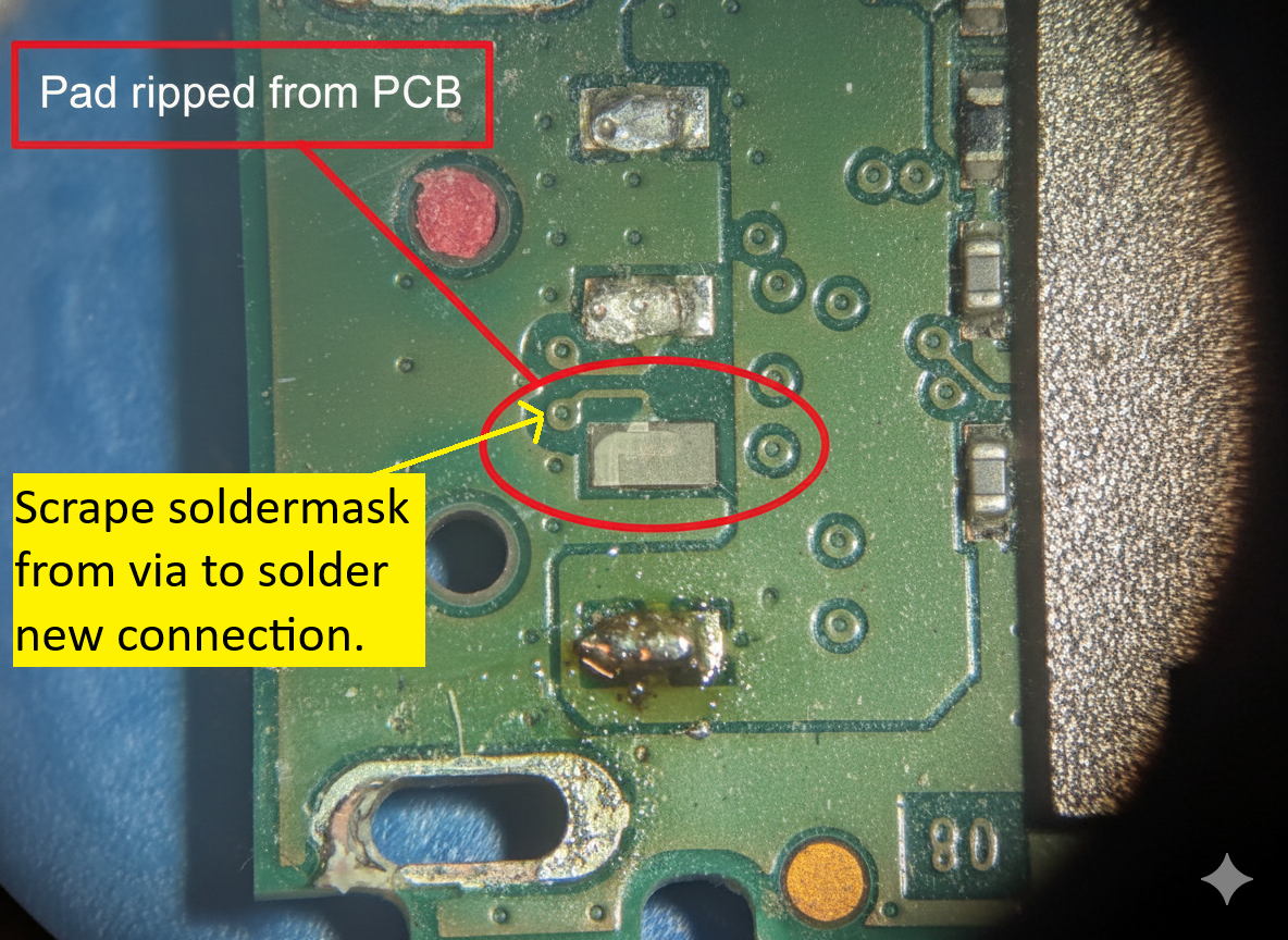 Damage to USB Pads